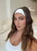The Juney Nylon Headband White sold by Princess Polly