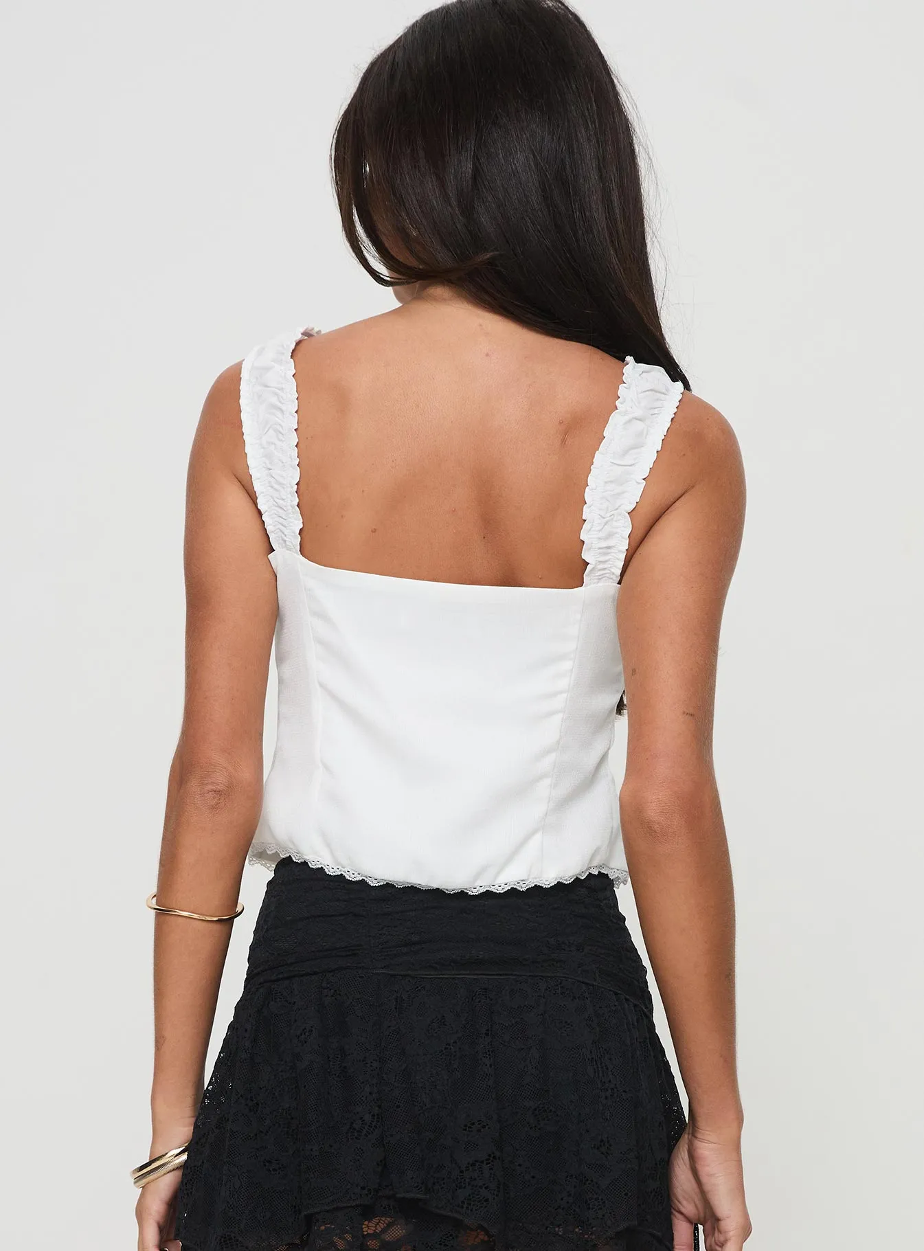 Alessandro Top White sold by Princess Polly product image thumbnail 5