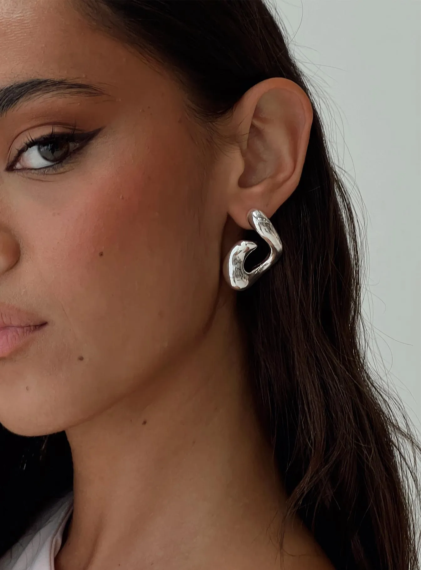 Unforgettable Earrings Silver sold by Princess Polly