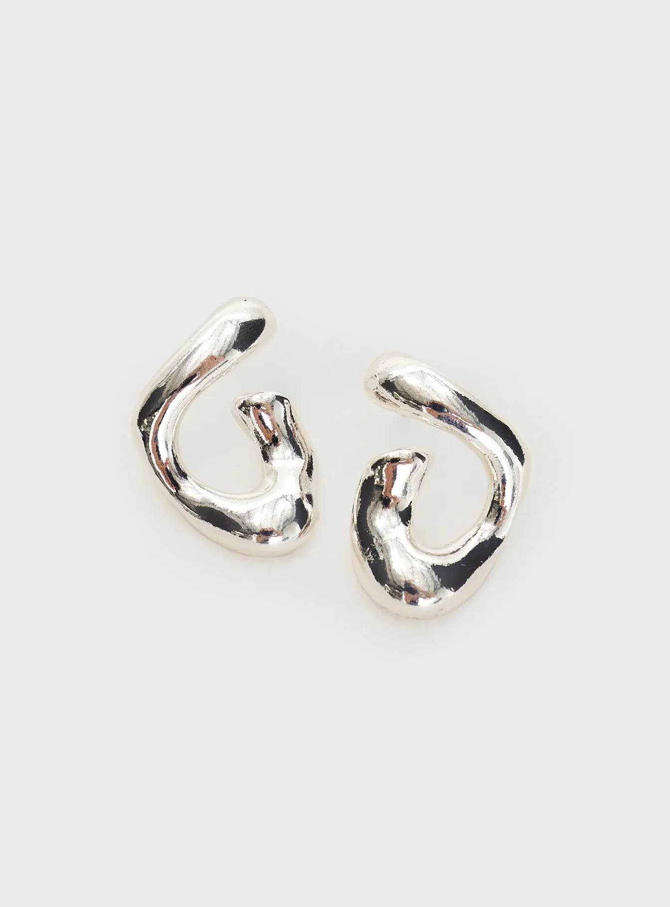 Unforgettable Earrings Silver sold by Princess Polly product image thumbnail 2