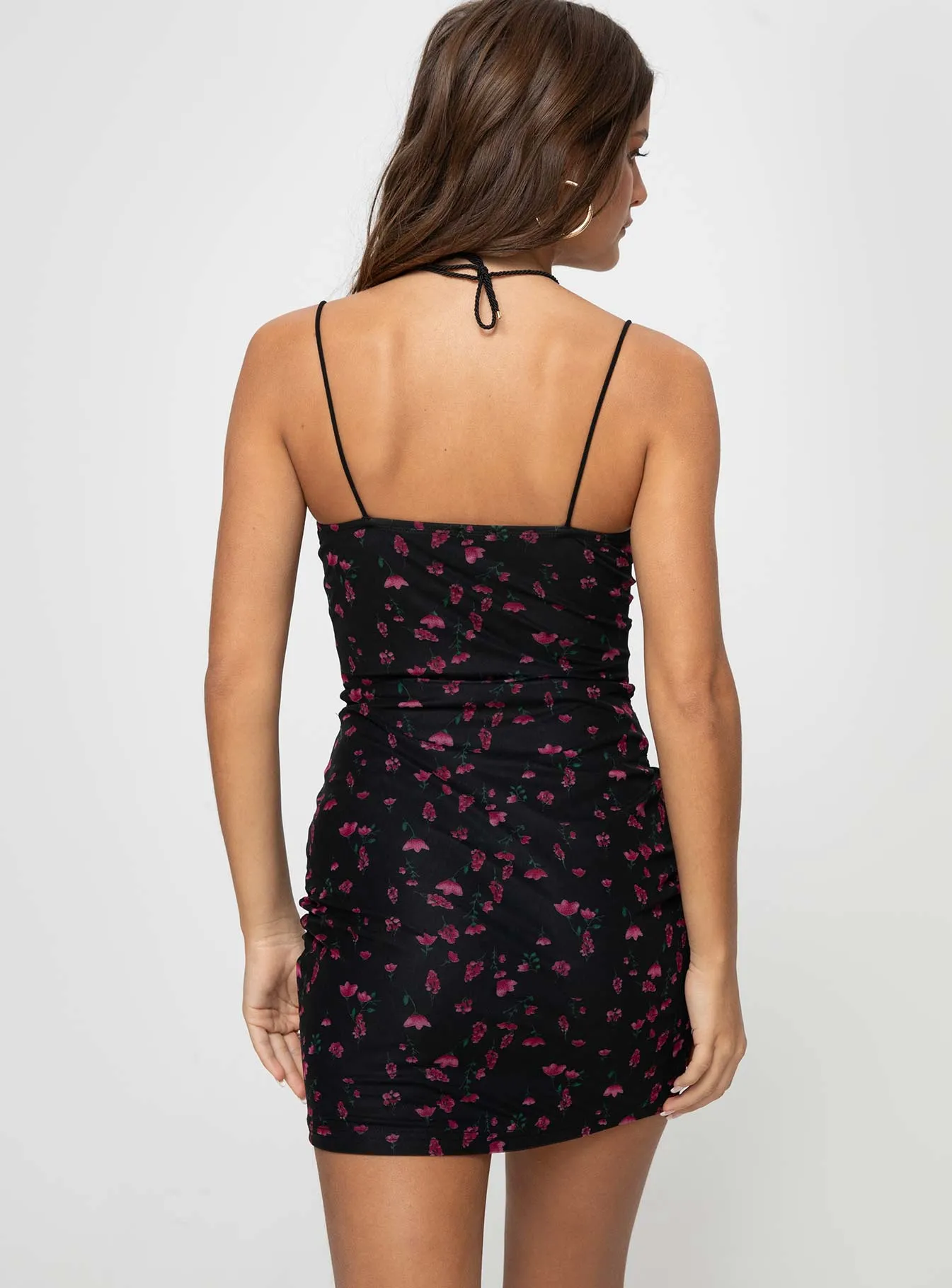 Drew Mini Dress Black Floral sold by Princess Polly product image thumbnail 5