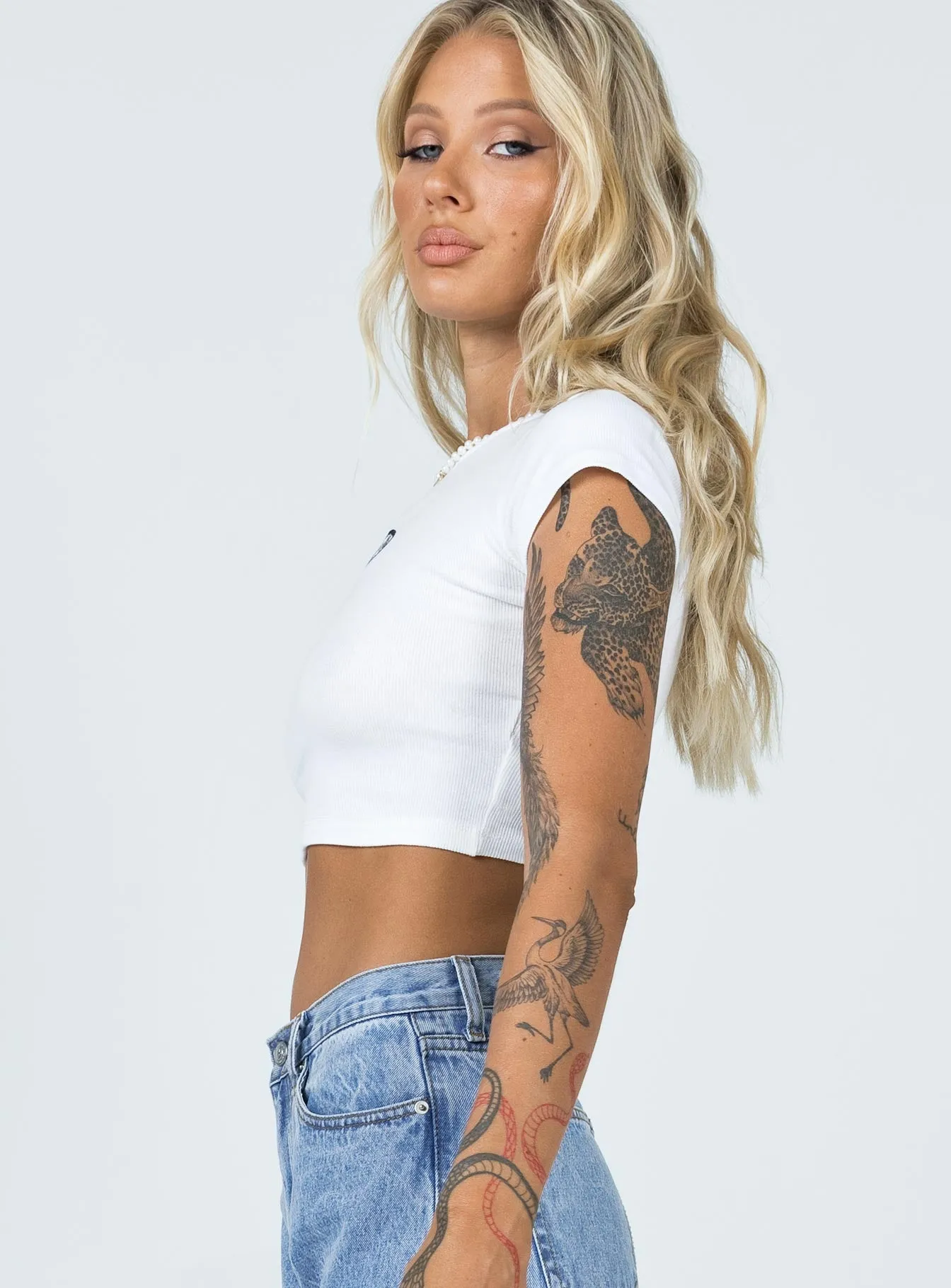 Princess Polly Jade Top White sold by Princess Polly product image thumbnail 4