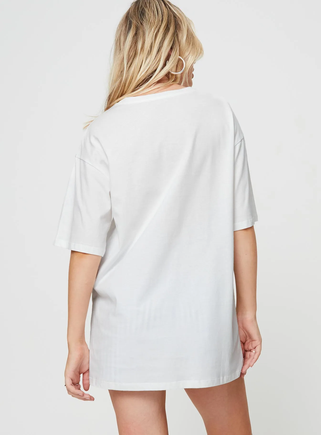 Super 24 Oversized Tee White sold by Princess Polly product image thumbnail 5
