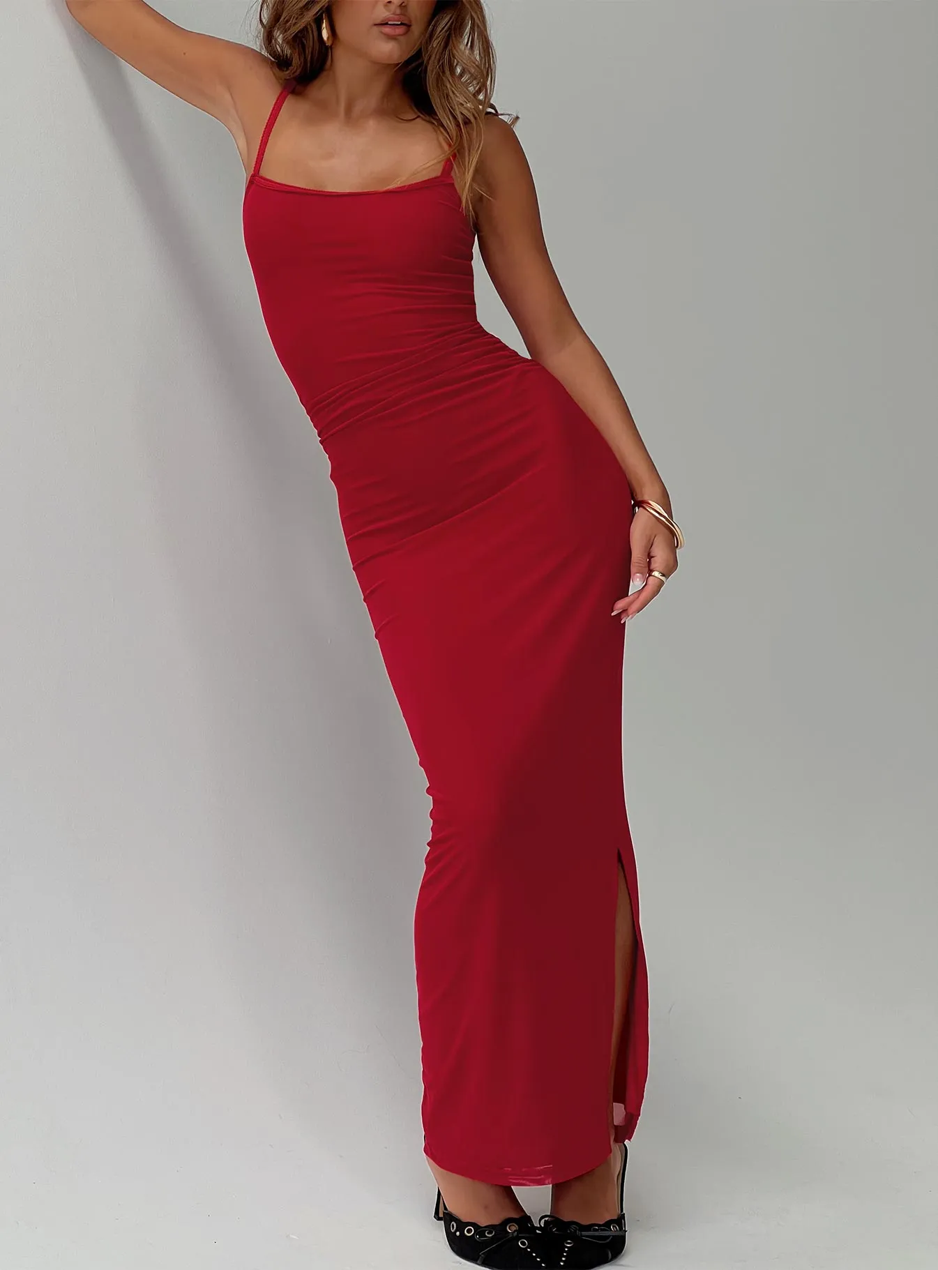 Apolline Maxi Dress Red sold by Princess Polly