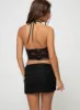 Kelsie Lace Mini Skirt Black sold by Princess Polly
