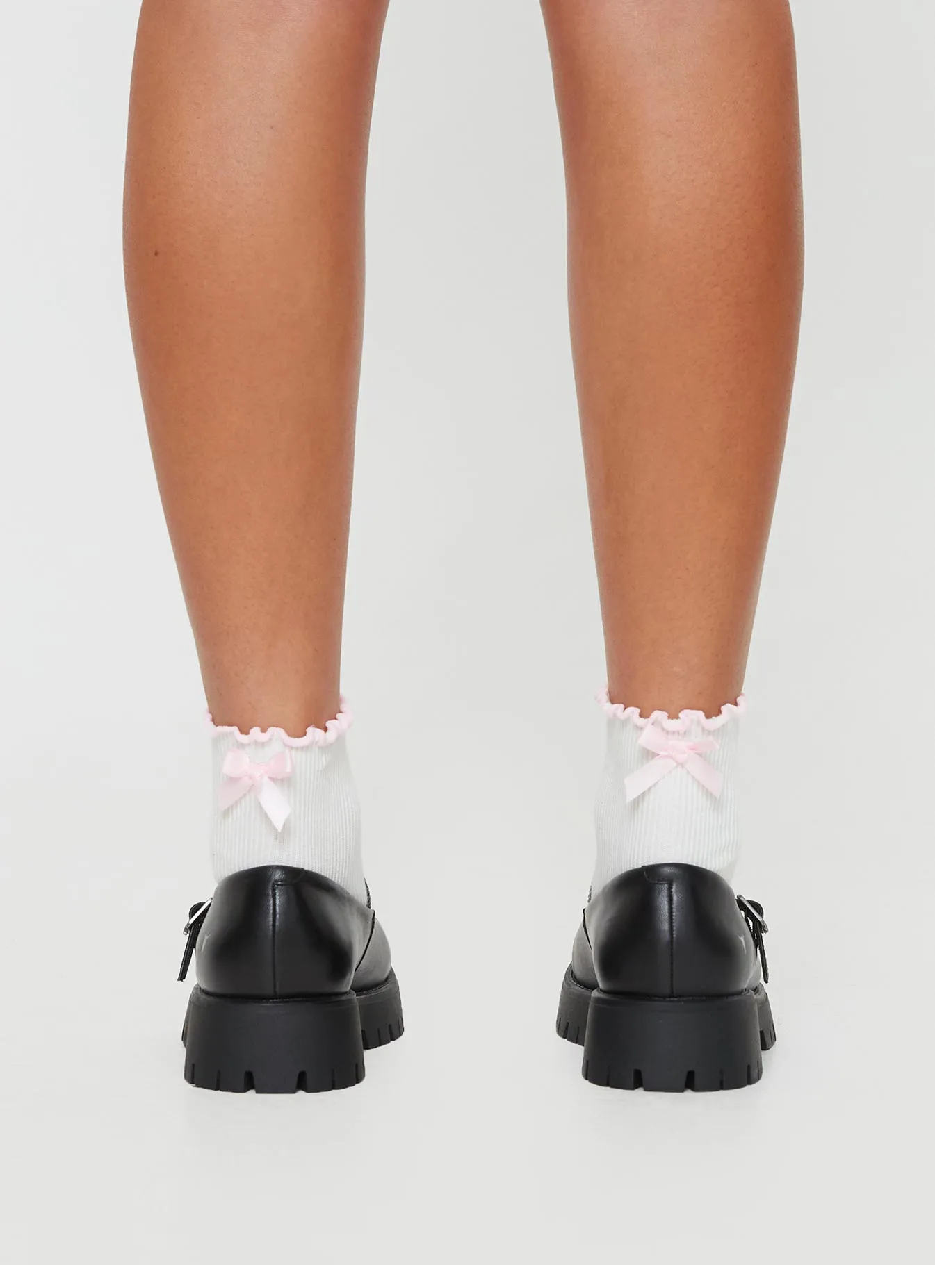 Windsor Smith Timeless Mary Jane Flats Black sold by Princess Polly product image thumbnail 4