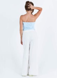Brunie Pants White Petite sold by Princess Polly