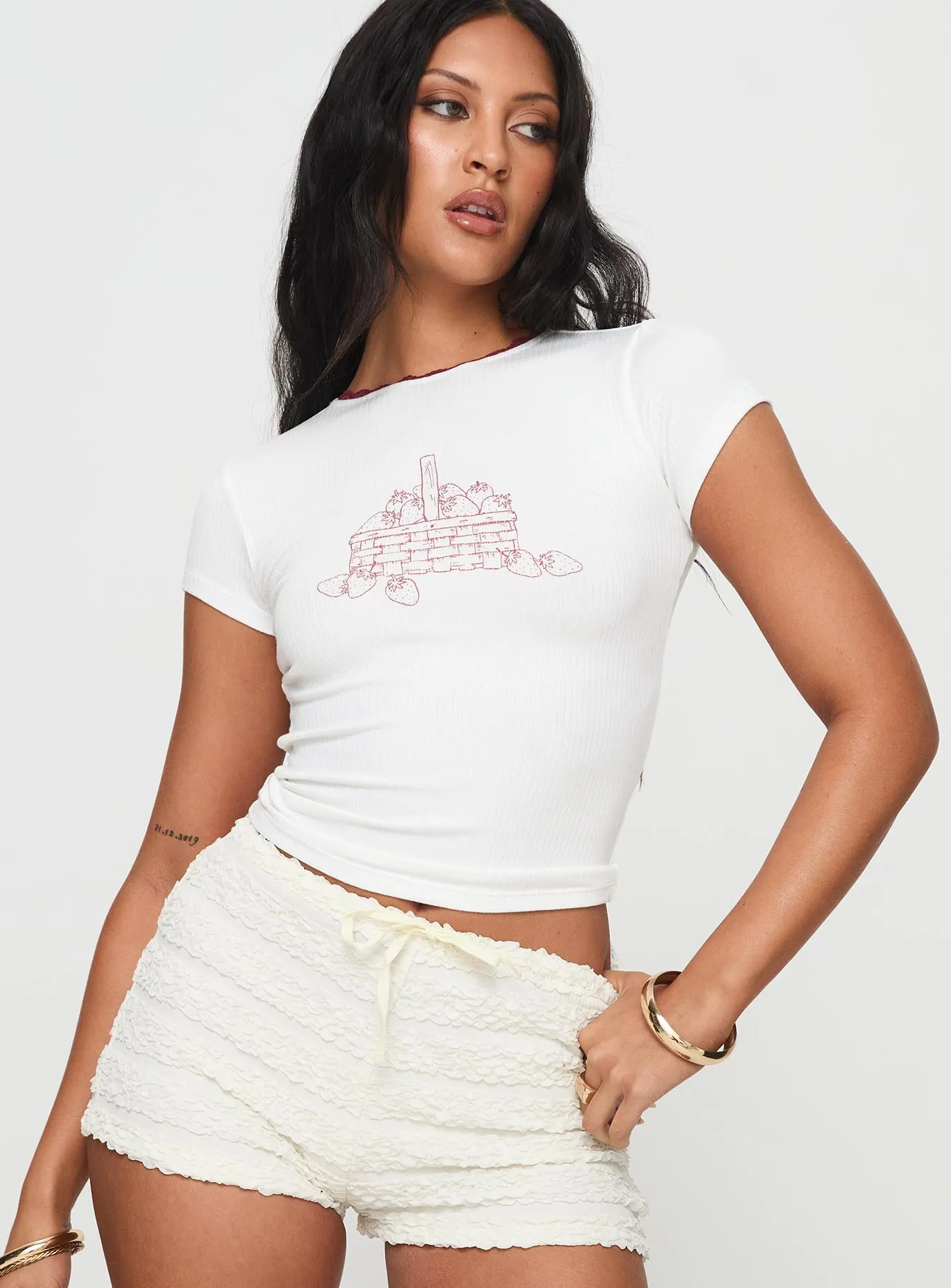 Zagy Tee White sold by Princess Polly product image thumbnail 2