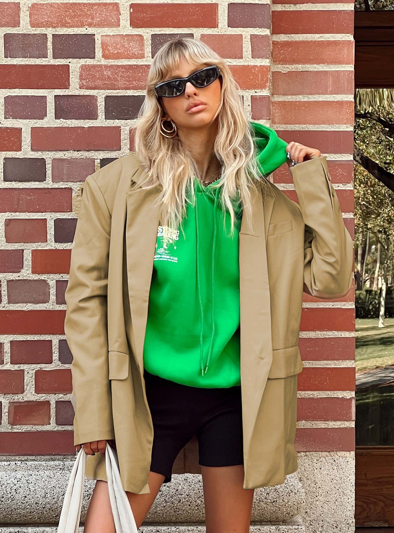 Welcome To The Jungle Blazer Beige sold by Princess Polly product image thumbnail 11