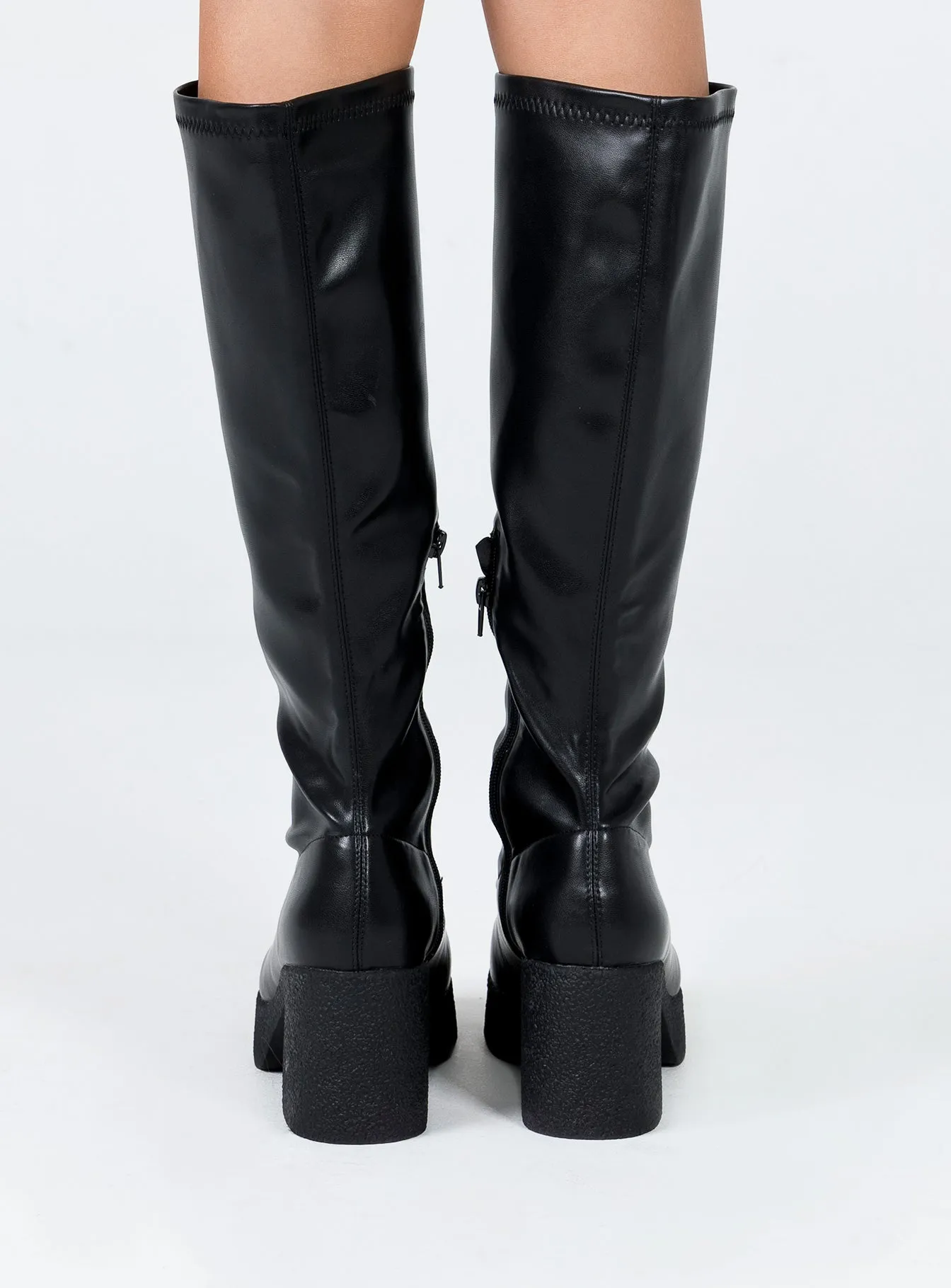 Westcott Knee High Boots Black sold by Princess Polly product image thumbnail 4