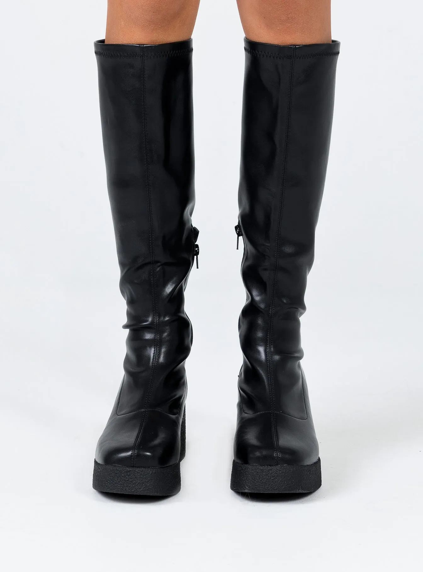 Westcott Knee High Boots Black sold by Princess Polly product image thumbnail 2