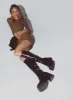 Westcott Knee High Boots Black sold by Princess Polly