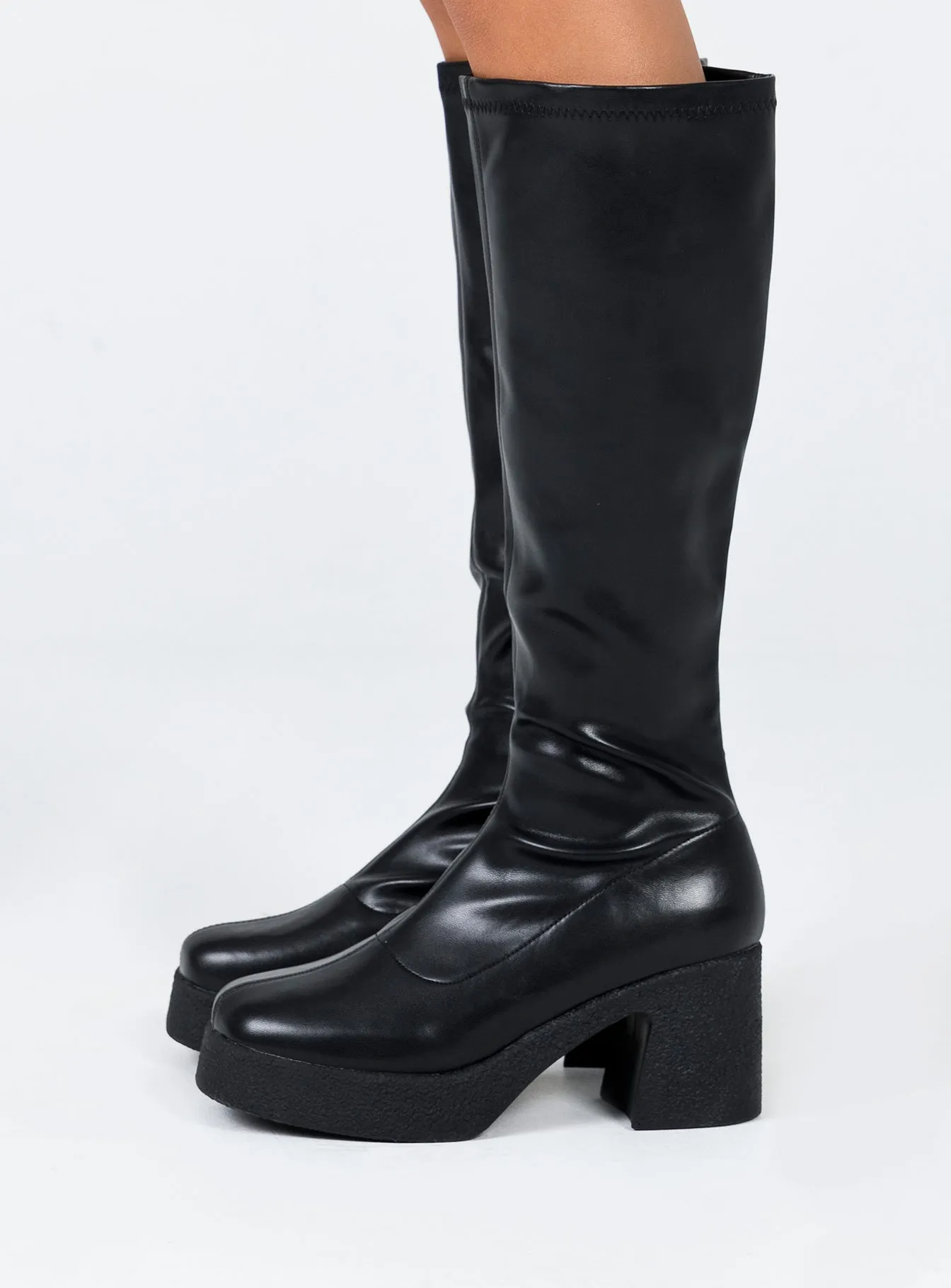 Westcott Knee High Boots Black sold by Princess Polly product image thumbnail 3