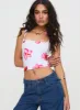 Back In Time Top White Floral sold by Princess Polly
