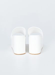 Austin Heels White Croc sold by Princess Polly