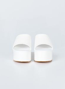 Austin Heels White Croc sold by Princess Polly