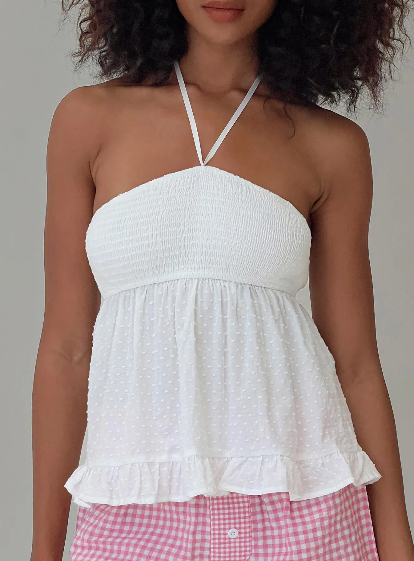 Be Your Girl Strapless Top White sold by Princess Polly