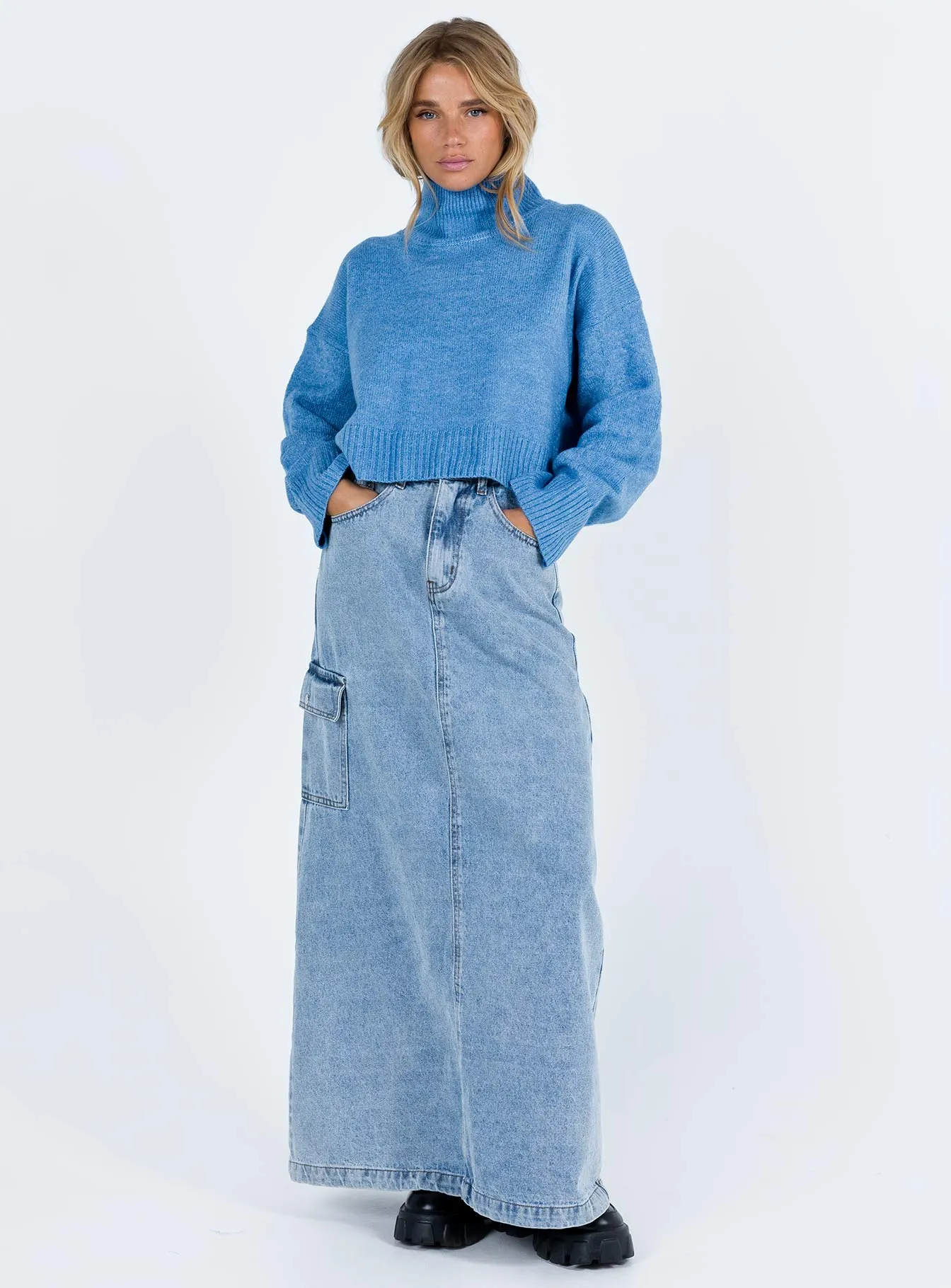 Carrie Jane Sweater Blue sold by Princess Polly product image thumbnail 3