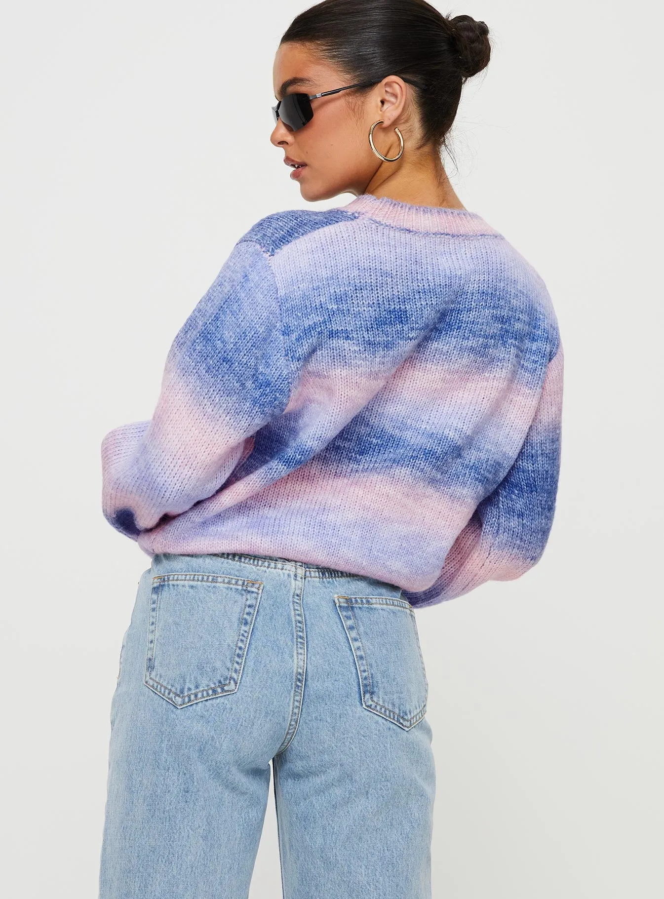 Marge Ombre Stripe Sweater Multi sold by Princess Polly product image thumbnail 5