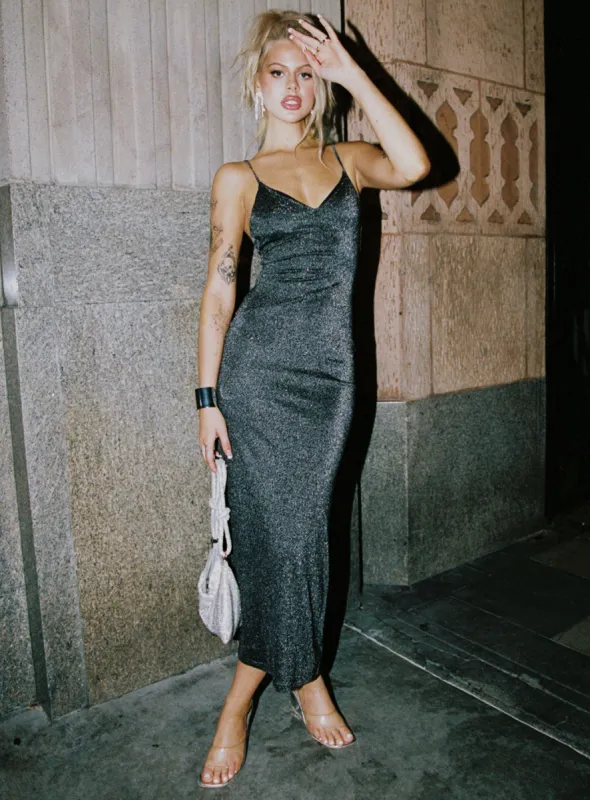 Ranal Maxi Dress Black sold by Princess Polly