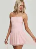 Helion Mini Dress Pink sold by Princess Polly