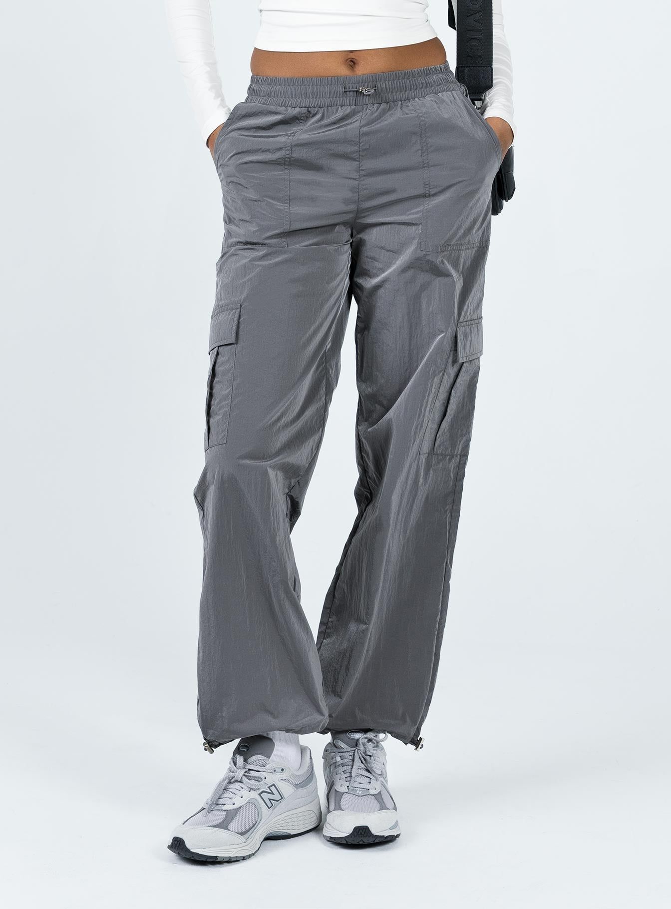 Gama Parachute Pants Grey sold by Princess Polly product image thumbnail 2