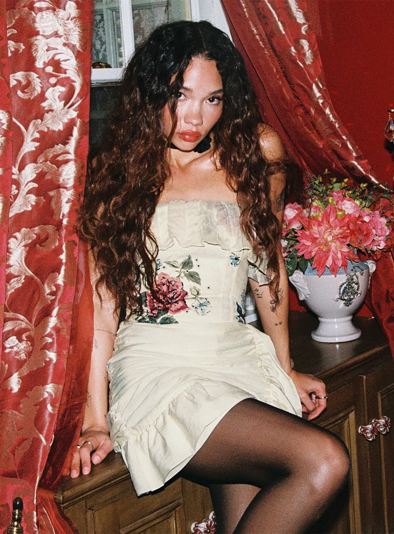 Loads Of Love Low Rise Mini Skirt Champagne sold by Princess Polly product image thumbnail 3