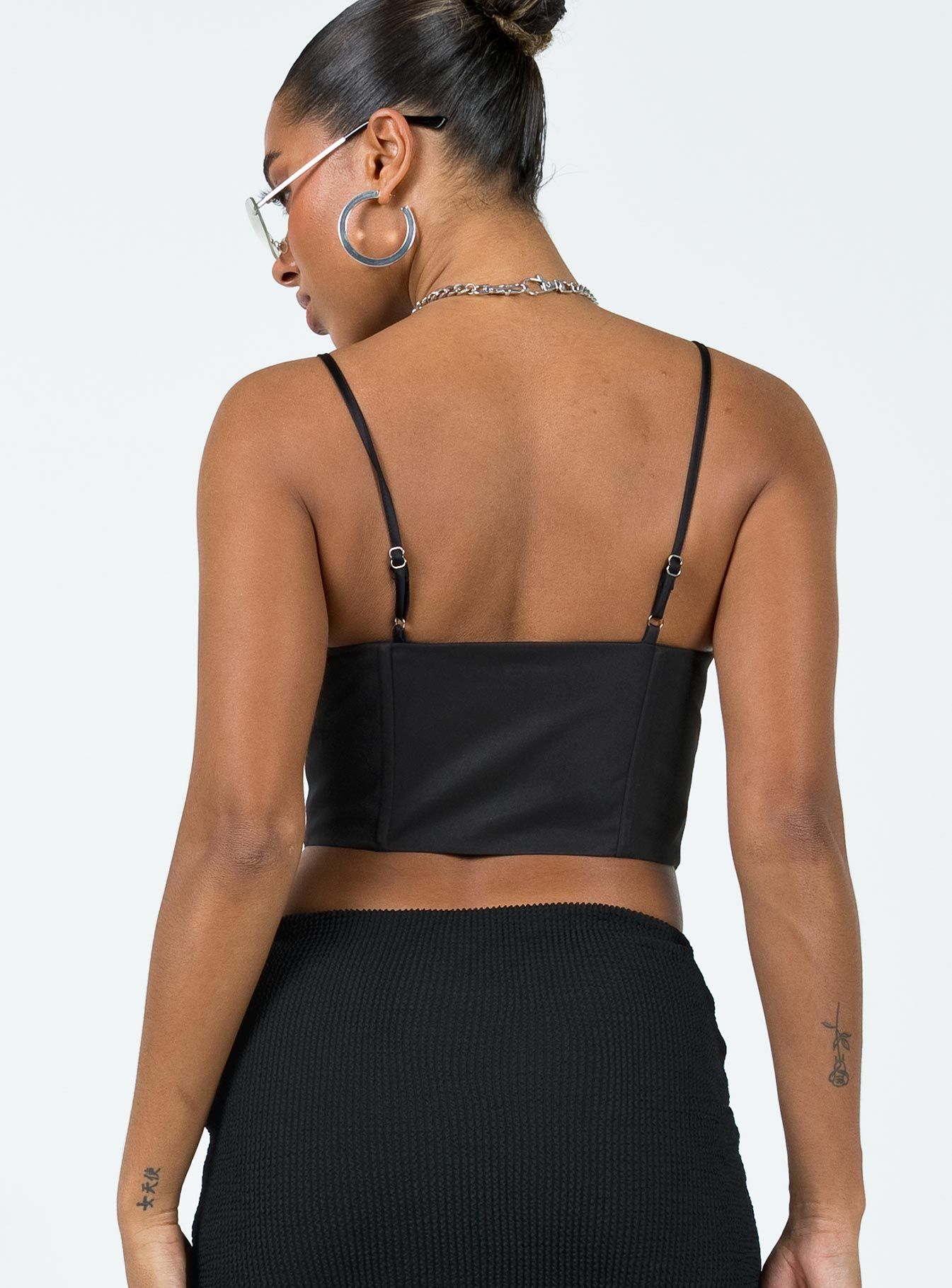 Palisade Corset Top Black sold by Princess Polly product image thumbnail 4