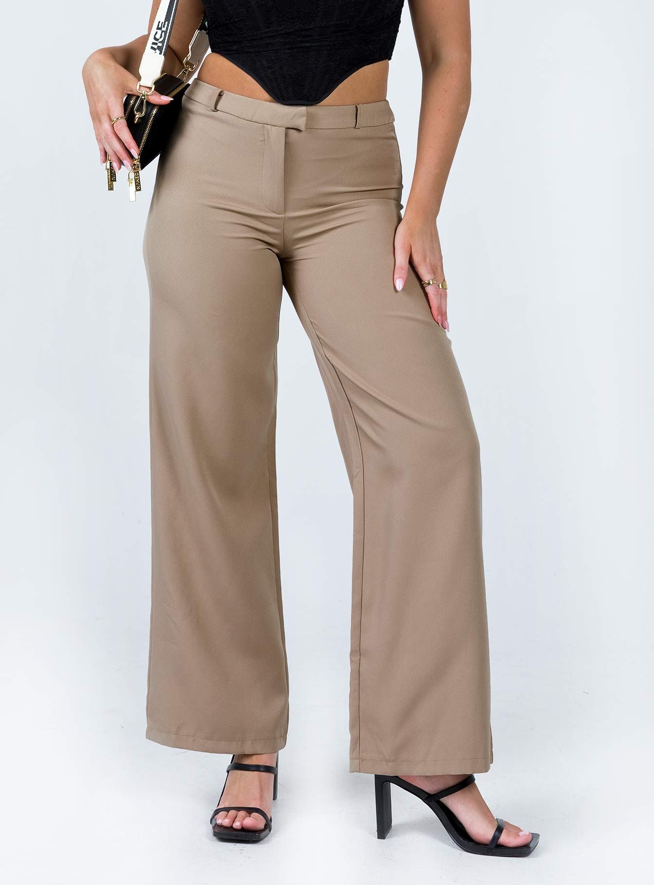 Rozzila Pants Taupe sold by Princess Polly