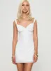 Faucher Mini Dress White sold by Princess Polly