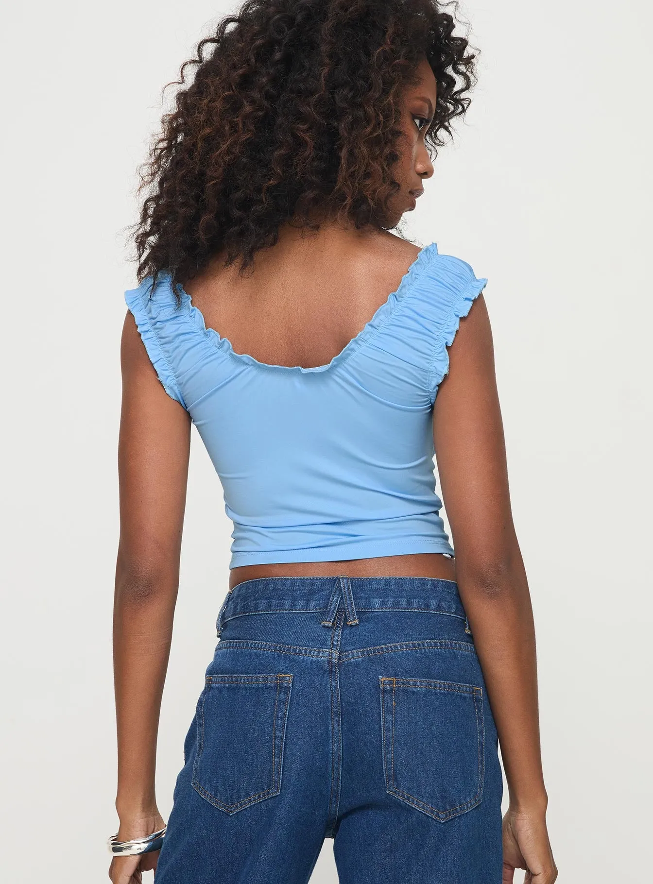 Sharnee Top Blue sold by Princess Polly product image thumbnail 5