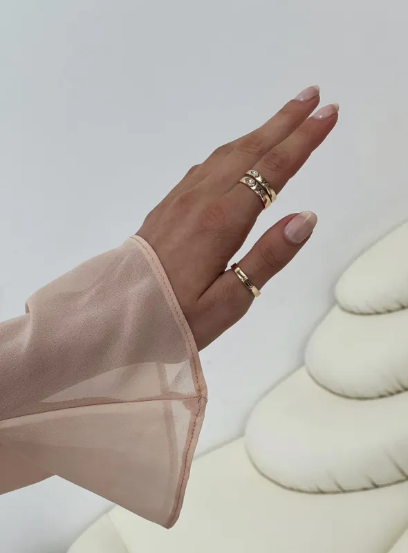 Qunicy Ring Pack Gold sold by Princess Polly