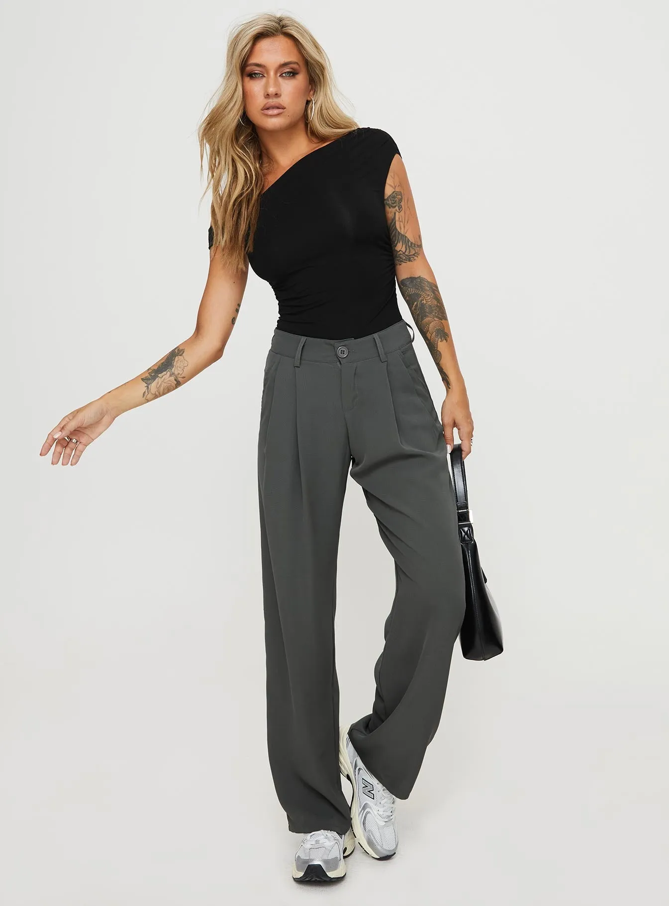 Nikkey Low Rise Pants Slate sold by Princess Polly product image thumbnail 3