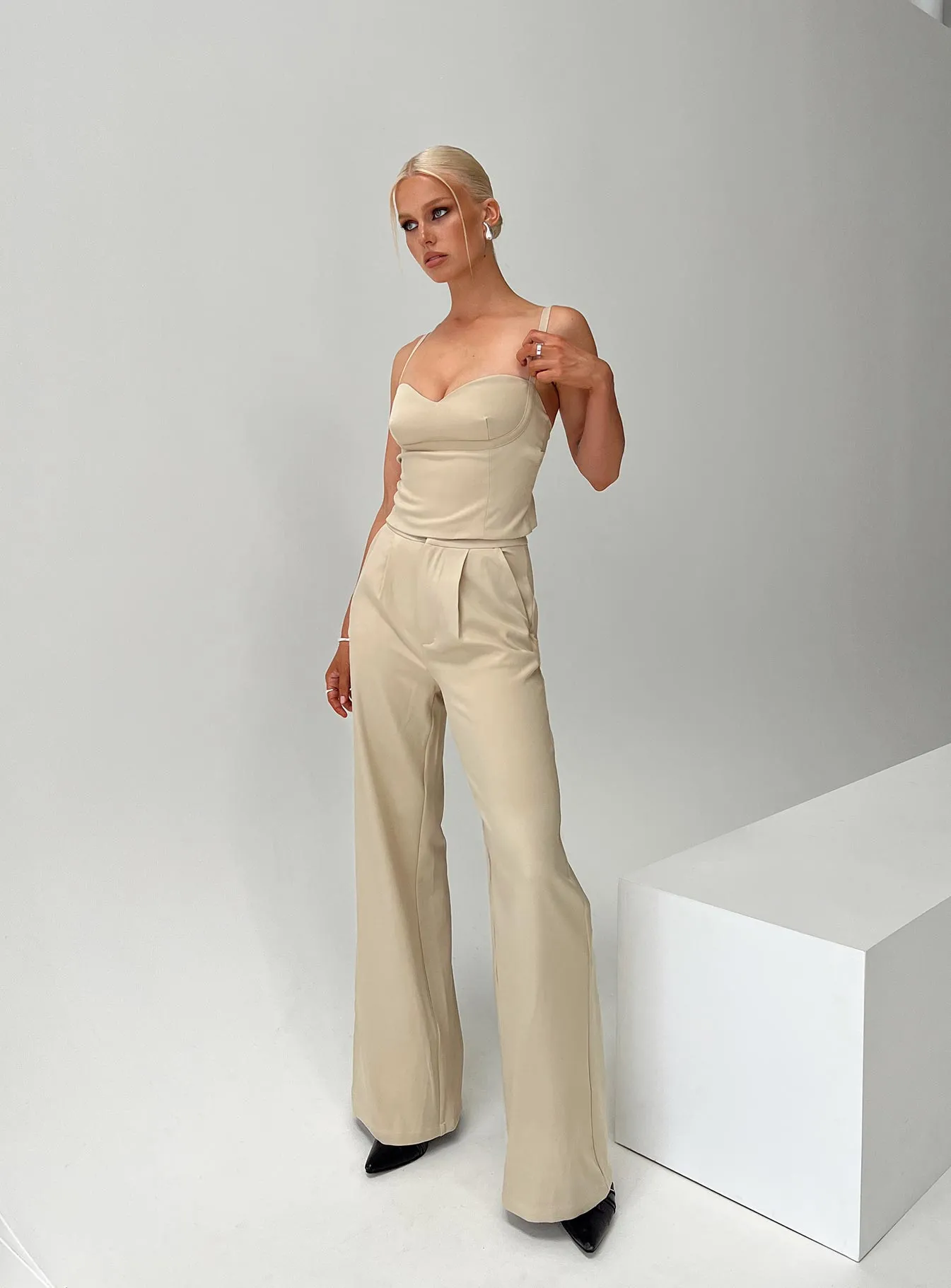Briana Set Beige sold by Princess Polly