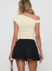 Vannes Bubble Hem Mini Skirt Black sold by Princess Polly
