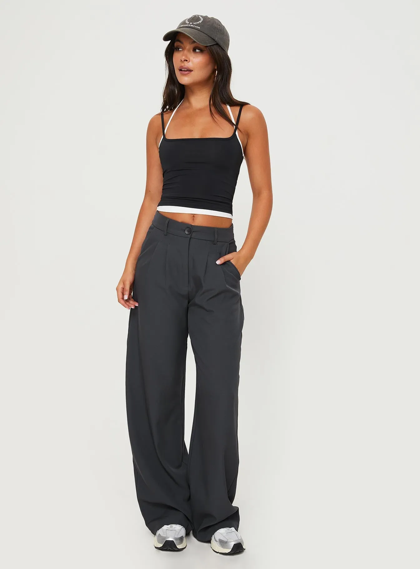 Premier Layered Tank Top Black sold by Princess Polly product image thumbnail 3