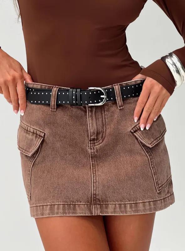 Kreppel Belt Black sold by Princess Polly