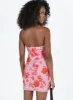 Dartel Strapless Mini Dress Pink sold by Princess Polly