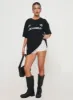 Goal La Oversized Tee Black sold by Princess Polly