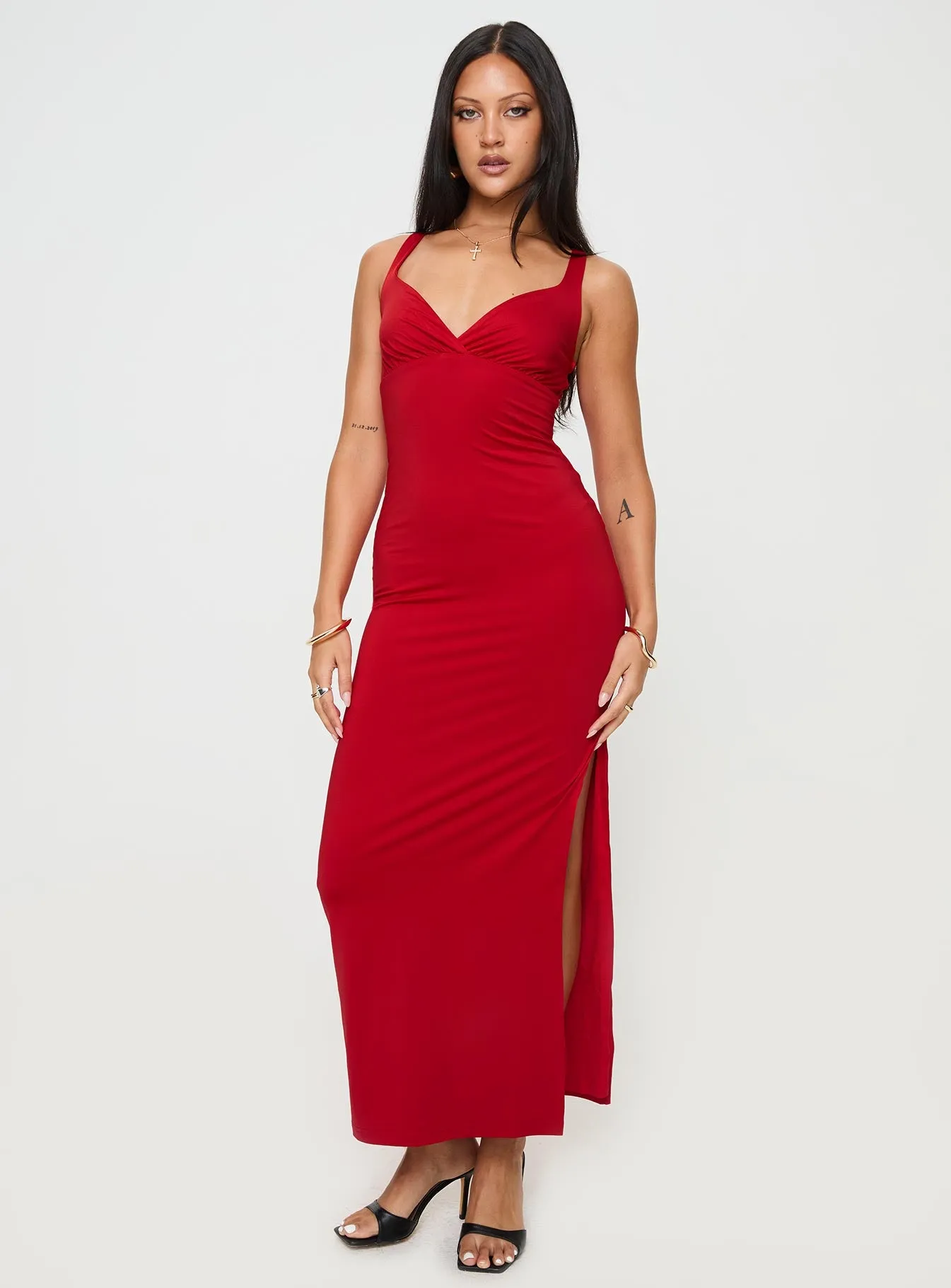Wandella Maxi Dress Red sold by Princess Polly product image thumbnail 3