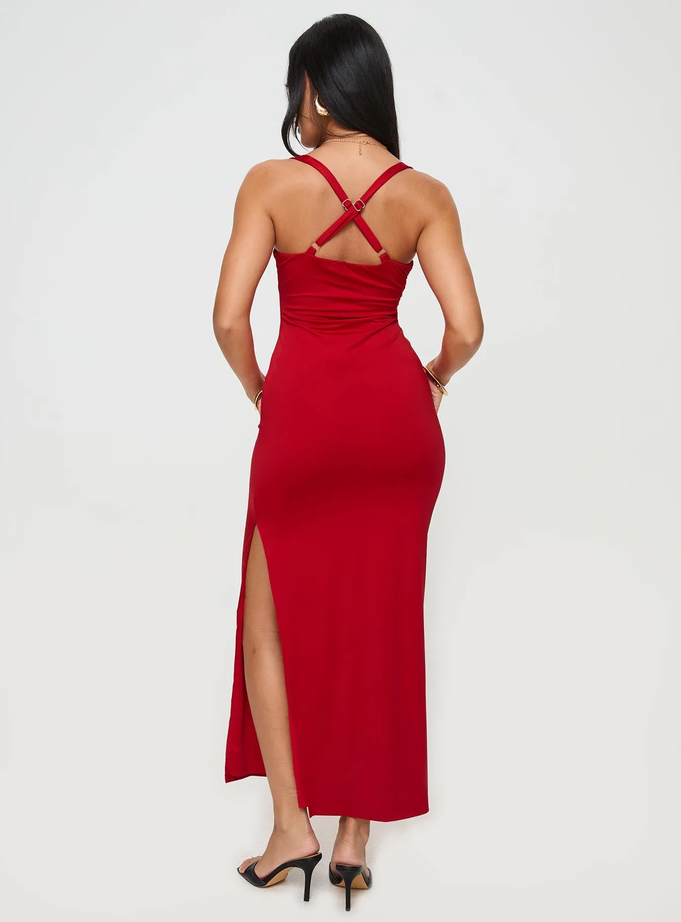 Wandella Maxi Dress Red sold by Princess Polly product image thumbnail 5