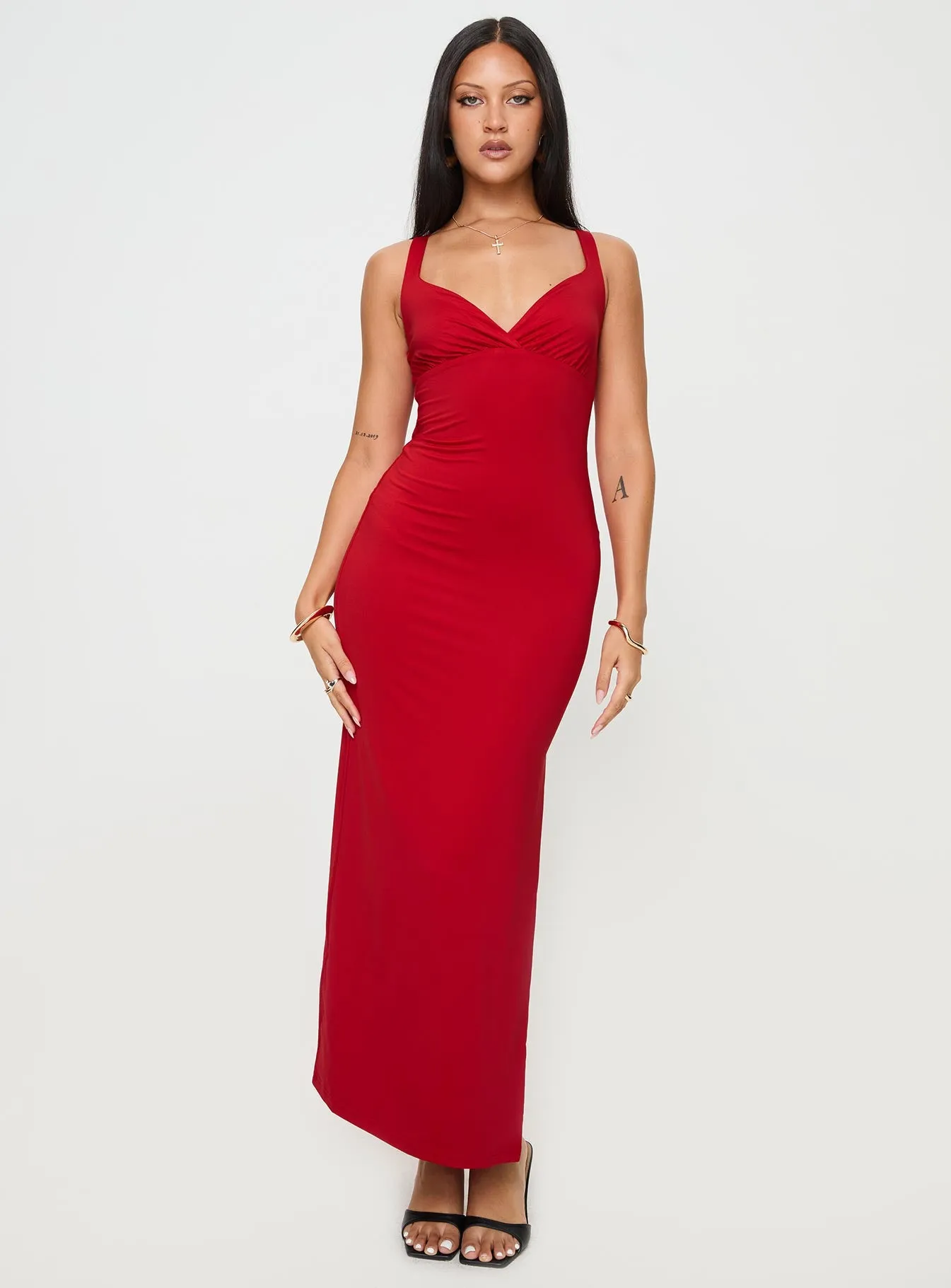 Wandella Maxi Dress Red sold by Princess Polly product image thumbnail 2
