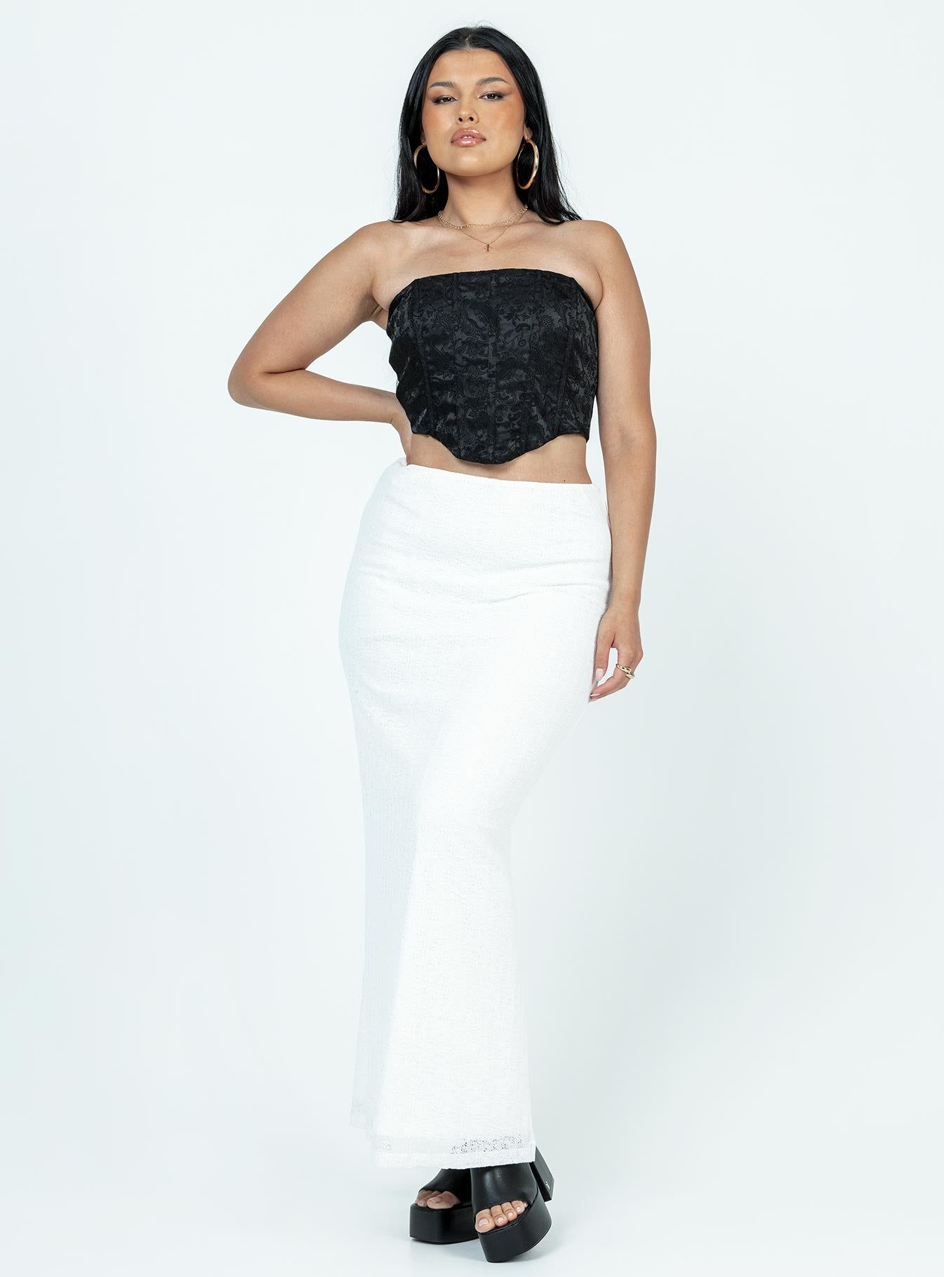 Armona Strapless Top Black sold by Princess Polly product image thumbnail 3