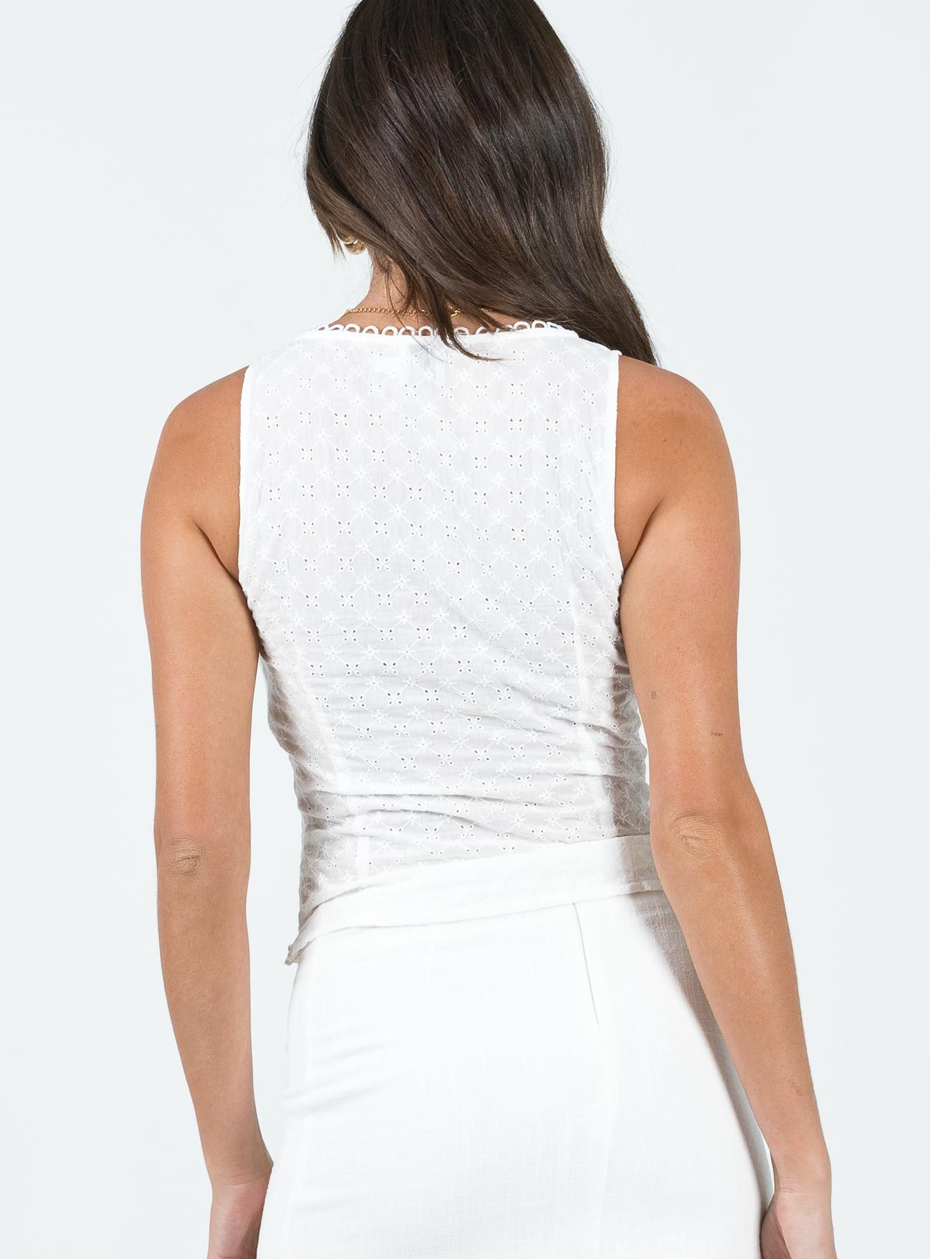 Antonia Top White sold by Princess Polly product image thumbnail 5