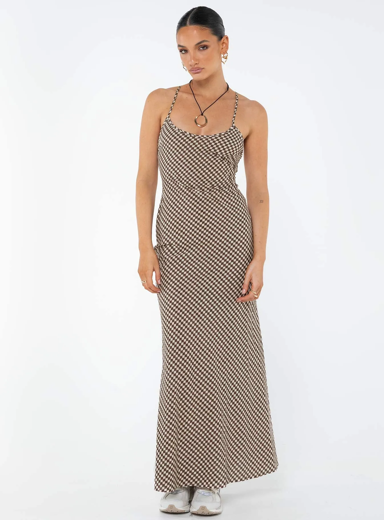 Otillie Maxi Set Brown / White sold by Princess Polly product image thumbnail 3