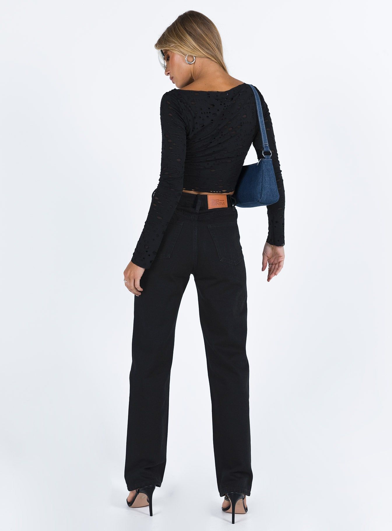 Holland Jeans Black sold by Princess Polly product image thumbnail 5