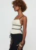 Daxon Top Cream / Black sold by Princess Polly