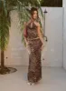 Eleganza Maxi Skirt Leopard sold by Princess Polly