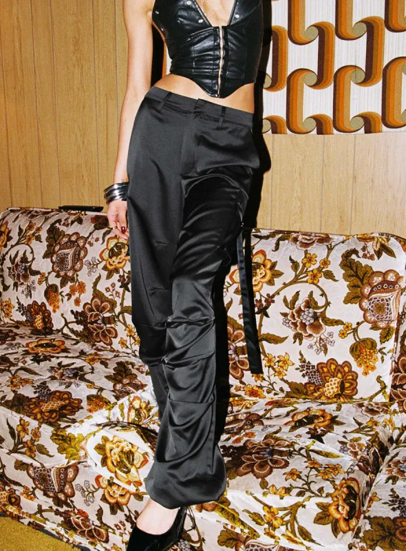 Butterfly Cargo Pants Onyx sold by Princess Polly