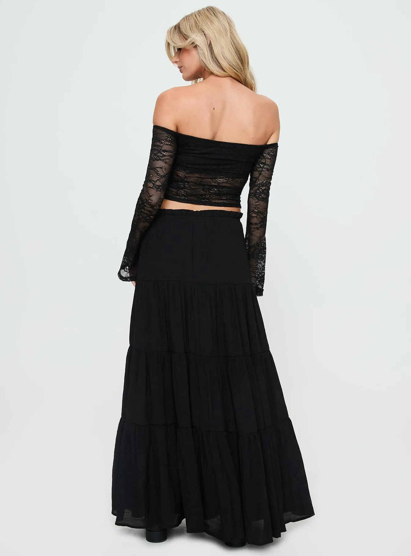 Mya Maxi Skirt Black sold by Princess Polly product image thumbnail 5